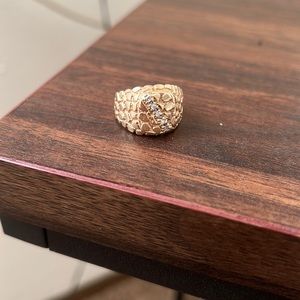 10K Gold Nugget Ring